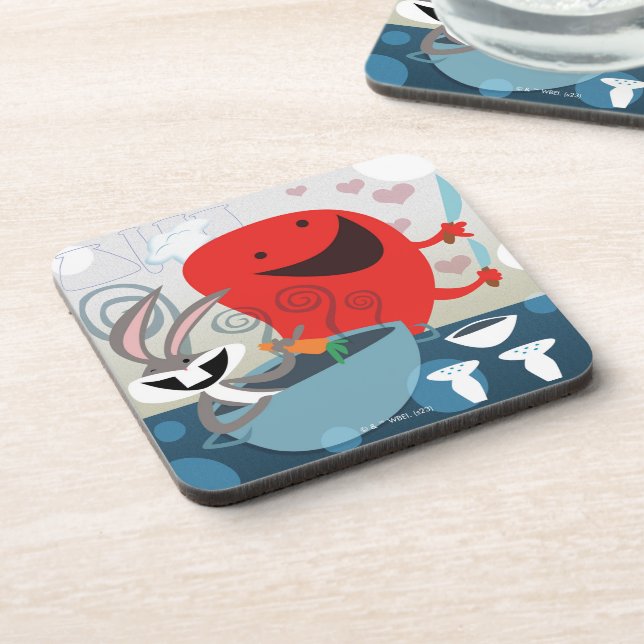 BUGS BUNNY™ & Gossamer Whimsical Meal Prep Coaster (Left Side)