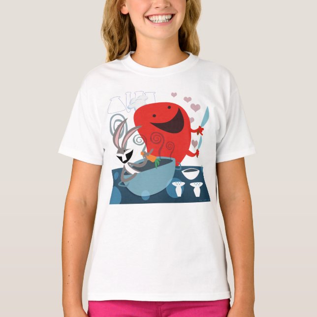 BUGS BUNNY™ & Gossamer Whimsical Meal Prep T-Shirt (Front)