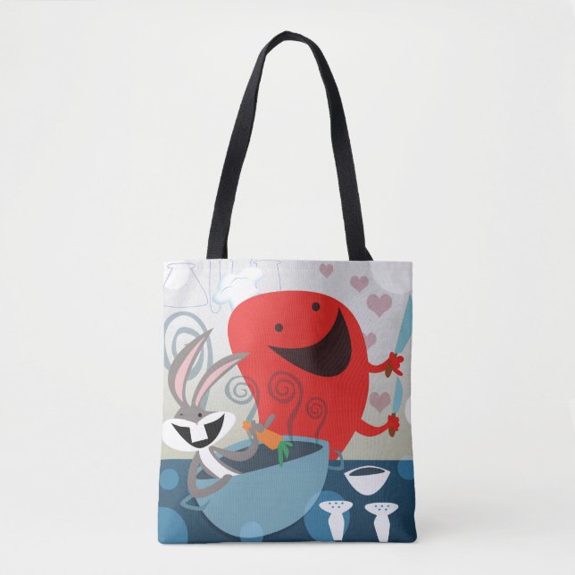 BUGS BUNNY™ & Gossamer Whimsical Meal Prep Tote Bag (Front)