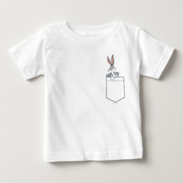 BUGS BUNNY™ Hanging Out In Pocket Baby T-Shirt (Front)