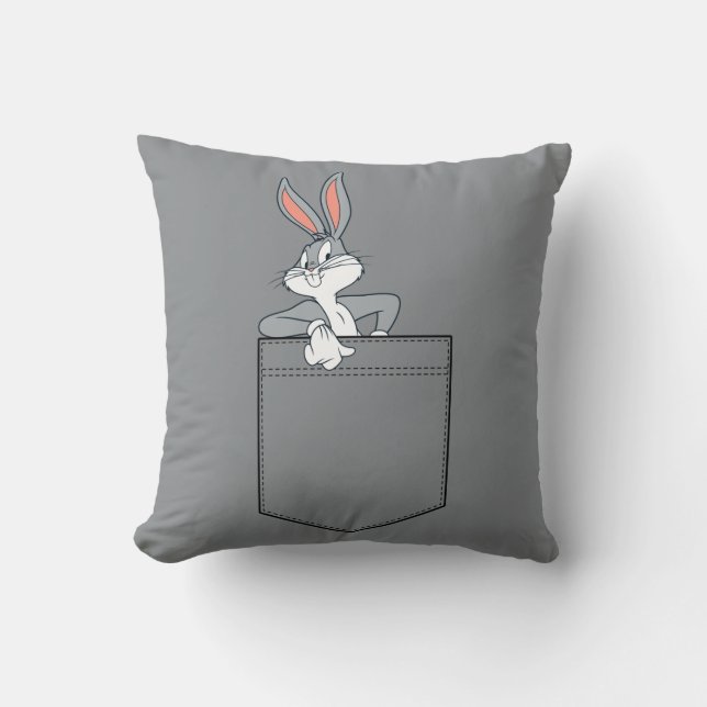 BUGS BUNNY™ Hanging Out In Pocket Cushion (Front)