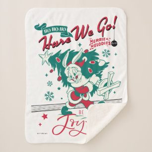 BUGS BUNNY™ - Ho Ho Ho, Hare We Go! Sherpa Blanket
