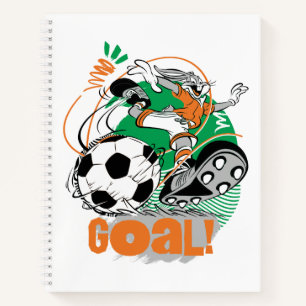 BUGS BUNNY™ Kicking Soccer Goal Notebook