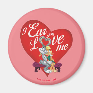 BUGS BUNNY™ & Lola Bunny - I Ear You Love Me Magnet
