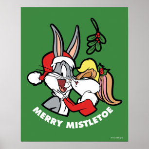 BUGS BUNNY™ & Lola "Merry Mistletoe" Poster
