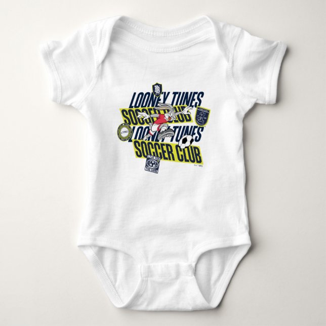 BUGS BUNNY™ LOONEY TUNES™ Soccer Club Baby Bodysuit (Front)