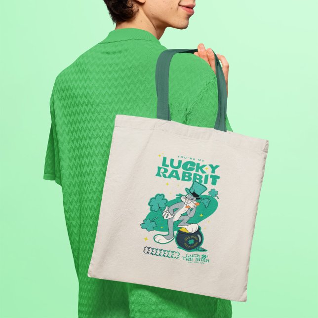 BUGS BUNNY™ Lucky Rabbit Tote Bag (Person carrying tote bag)