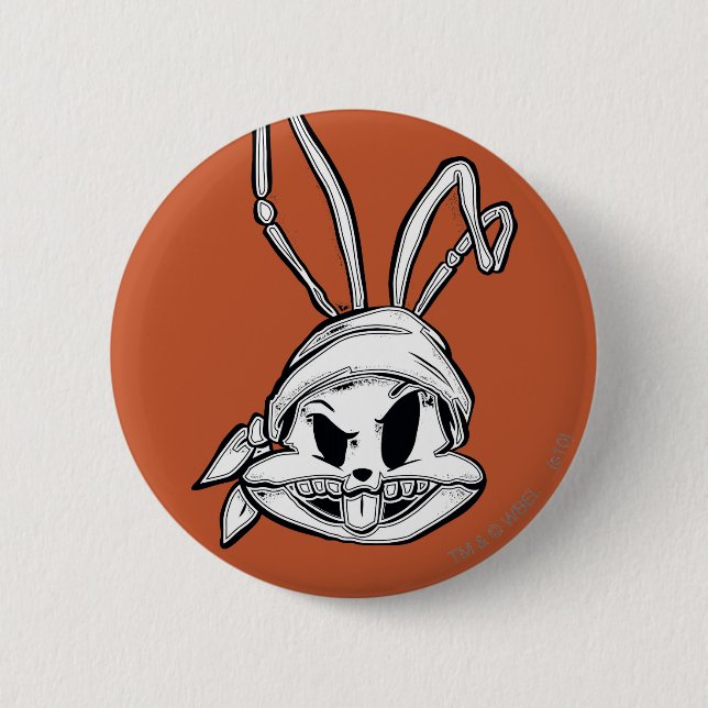 BUGS BUNNY™ Pirate 6 Cm Round Badge (Front)