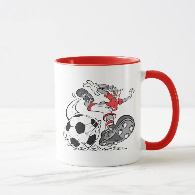 BUGS BUNNY™ Playing Soccer Mug (Right)