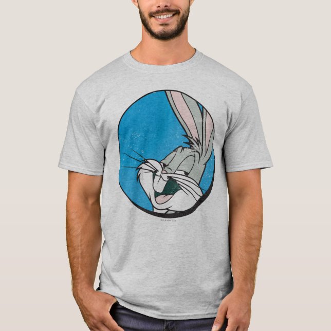 BUGS BUNNY™ Retro Blue Patch T-Shirt (Front)