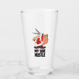 BUGS BUNNY™ Santa "My Side Hustle" Glass