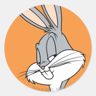BUGS BUNNY™ Sideways Glance Classic Round Sticker
