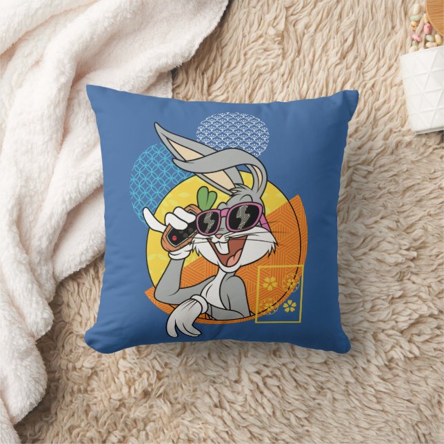 BUGS BUNNY™ Singaporean Vacation Graphic Cushion (Blanket)