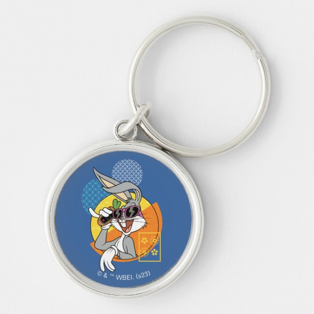 BUGS BUNNY™ Singaporean Vacation Graphic Key Ring (Front)