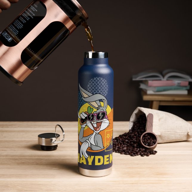 BUGS BUNNY™ Singaporean Vacation Graphic Water Bottle (Coffee)