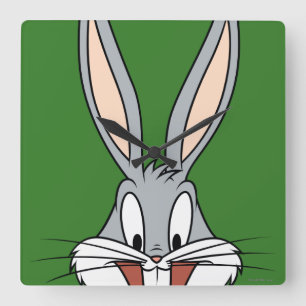 BUGS BUNNY™ Smiling Face Square Wall Clock
