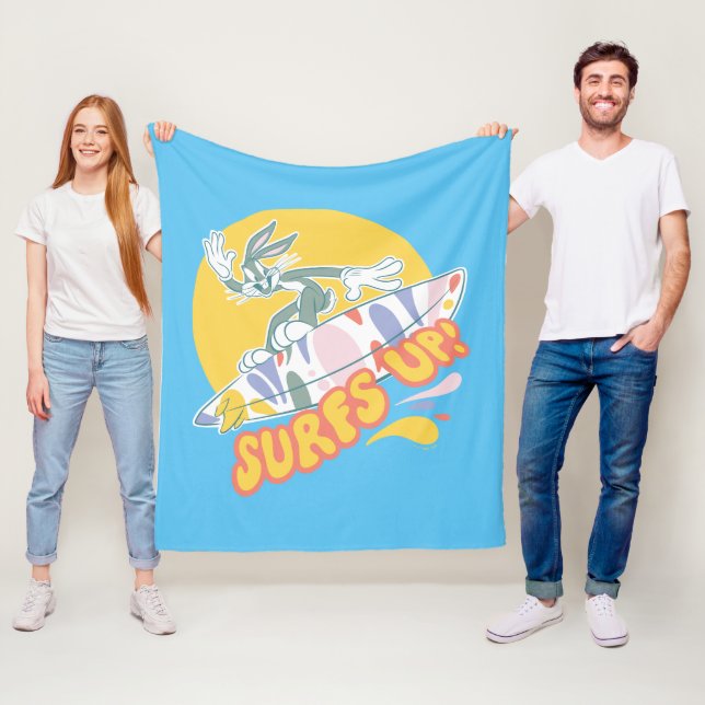BUGS BUNNY™ - Surfs Up! Fleece Blanket (In Situ)
