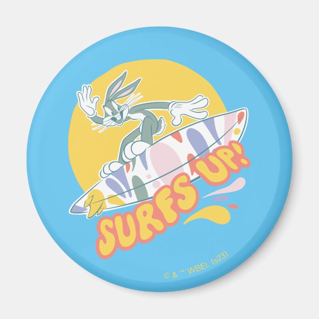 BUGS BUNNY™ - Surfs Up! Magnet (Front)