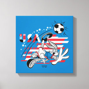 BUGS BUNNY™ Team USA Soccer Graphic Canvas Print