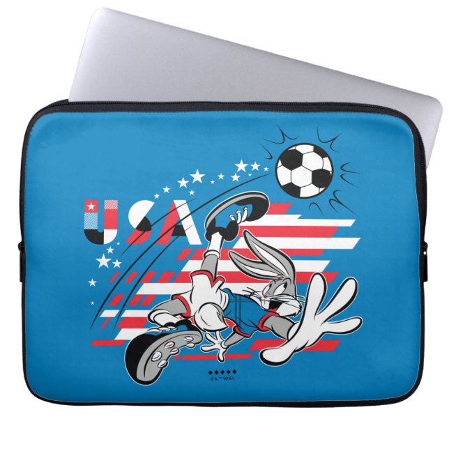 BUGS BUNNY™ Team USA Soccer Graphic Laptop Sleeve (Front)