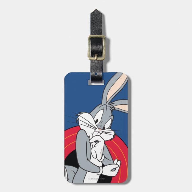 BUGS BUNNY™ Through LOONEY TUNES™ Rings Luggage Tag (Front Vertical)