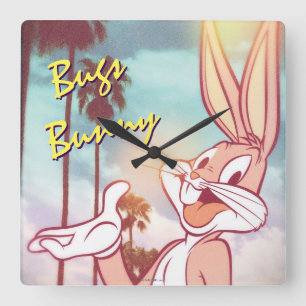 BUGS BUNNY™ Vacation Photo Square Wall Clock