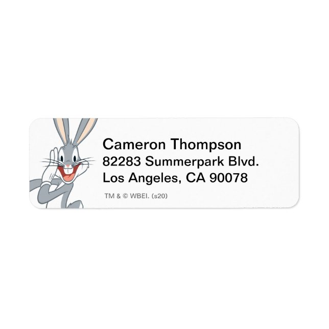 BUGS BUNNY™ Whispering 2 Return Address Label (Front)