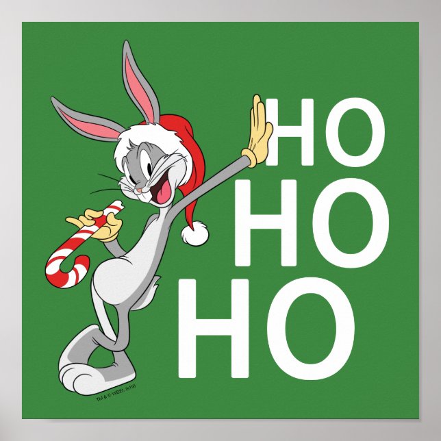 BUGS BUNNY™ With Candy Cane Poster (Front)