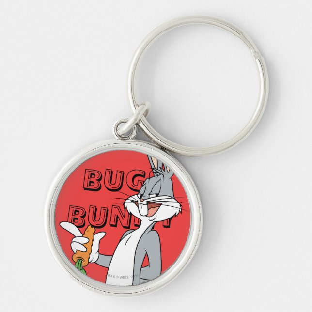 BUGS BUNNY™ With Carrot Key Ring (Front)