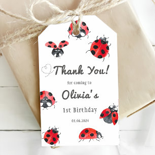 Bugs & Insects Vintage Birthday Party Gift Tags