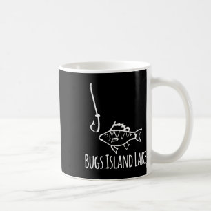 Bugs Island Lake Virginia Fishing Fish Hook Cute F Coffee Mug