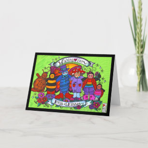 Bugs & Kisses Card