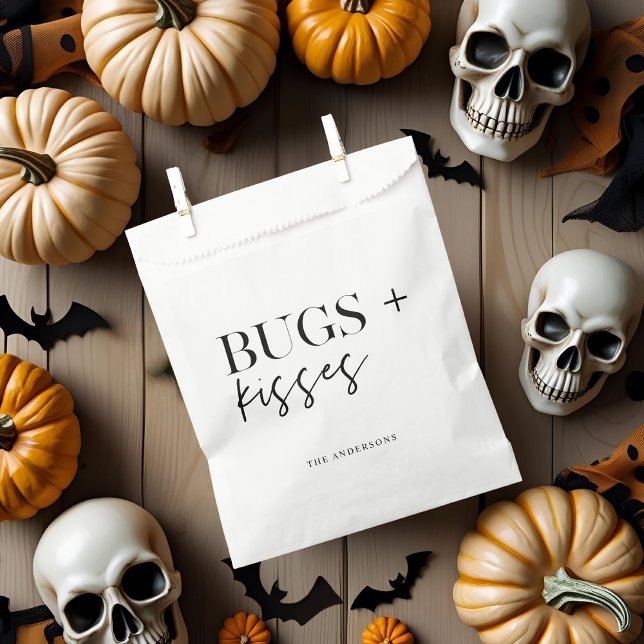 Bugs + Kisses Halloween  Favour Bag (Creator Uploaded)