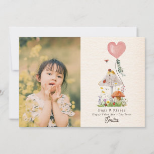 Bugs & Kisses Ladybugs Classroom Valentine Card