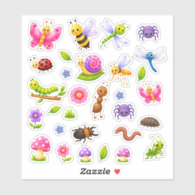 Bugs Sticker Sheet (Sheet)