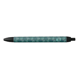 Bugs Turquoise Dragonflies Initialled Black Ink Pen