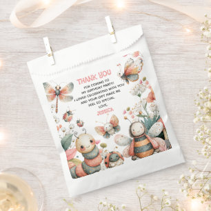 BUGTASTIC Cute Insects Kids' Birthday Thank You Favour Bag