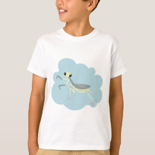 Bugzter - Praying Mantis on Light Blue T-Shirt