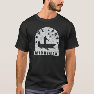 Buhl Lakes Fishing Michigan T-Shirt