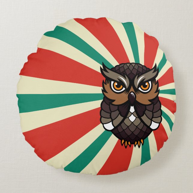 Buho, Luck Round Cushion (Front)