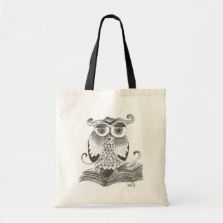 buho - owl tote bag