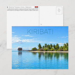 Buia in North Tarawa, Kiribati Travel Postcard