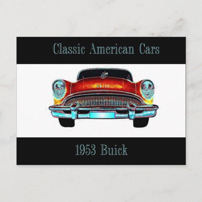Buick 1953 Postcard (Front)