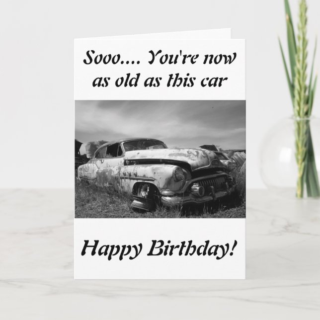 Buick Classic Car Greeting Card (Front)