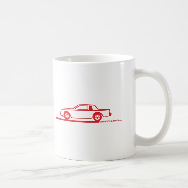 Buick Grand National Red Car Coffee Mug (Right)