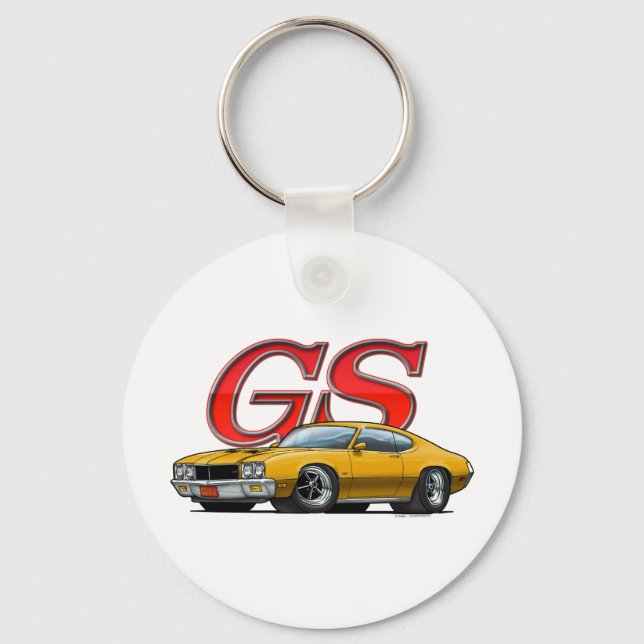 Buick GS_gold Key Ring (Front)