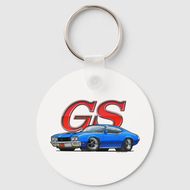 BuickGS_blue Key Ring (Front)
