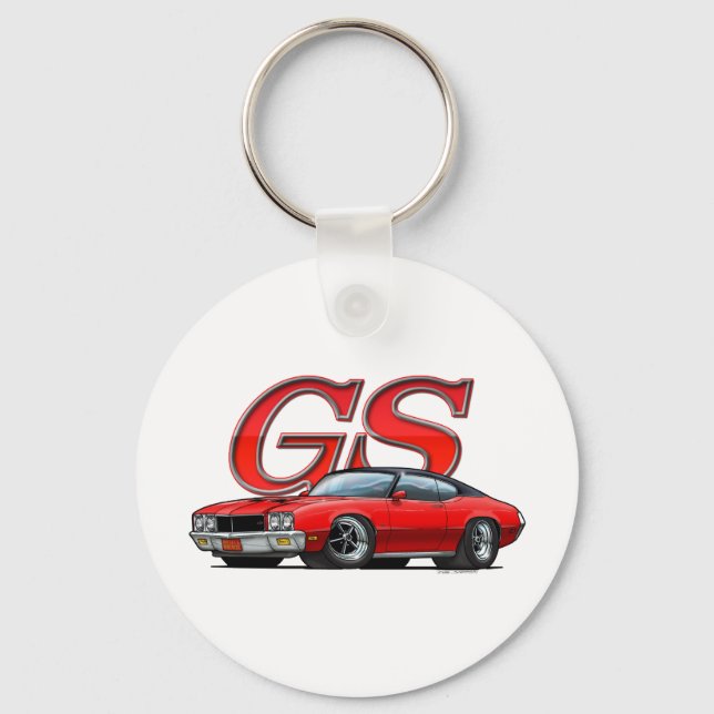 BuickGS_RedVB Key Ring (Front)