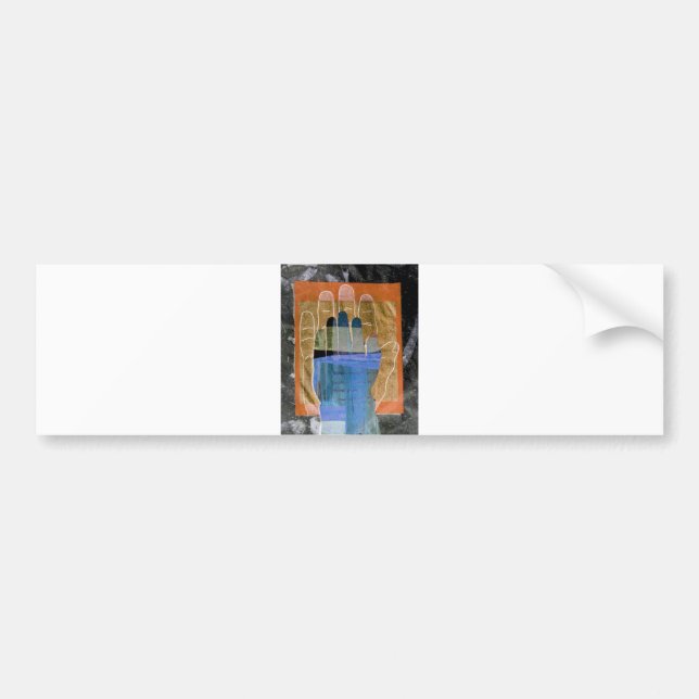 Buiddha Hand Bumper Sticker (Front)