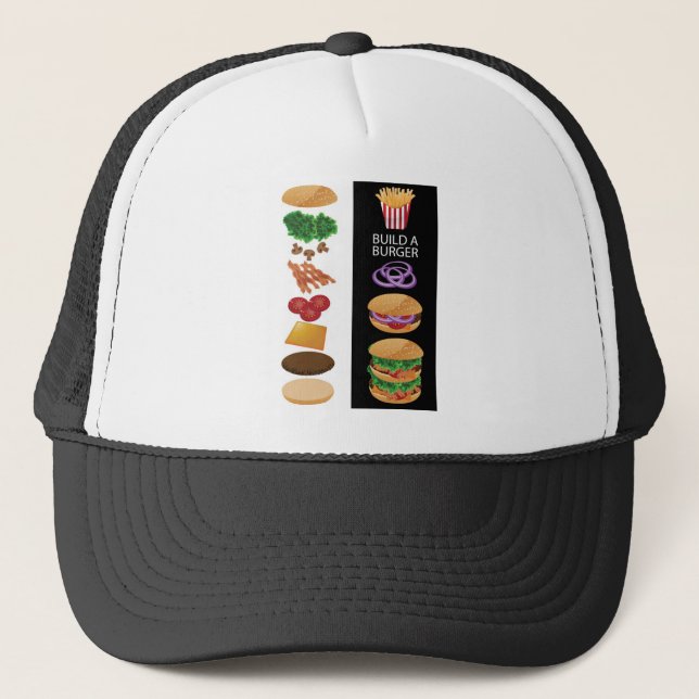 Build A Burger Trucker Hat (Front)